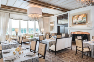 Formal dining still has a place at North Jersey CC—a more intimate place, created by closing off the renovated ballroom to provide seating for 32 on Friday and Saturday nights.
