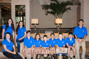 The Junior Board of Directors at Mizner CC, with representatives from ages 10 to 18, meets quarterly to discuss club issues that affect them and their peers.