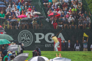 While the signs and symbols that pointed to potential disruptions came in many forms, Baltusrol’s experienced crew of grounds staff and volunteers didn’t hesitate in rolling out all of the know-how needed to ensure that the 2016 PGA could be completed on schedule. (Photography by Evan Schiller)