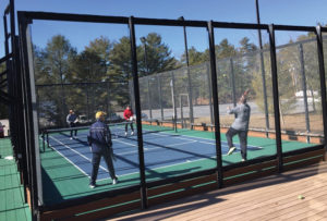 Glens Falls CC’s popular paddle-tennis amenity has spurred the club to create a seasonal membership, which Clubhouse Manager Benn Hart says is often (mistakenly) referred to as “the paddle-tennis membership.”