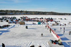 As part of the city-wide Ice Fest celebration that’s held annually the first weekend after New Year’s, Breezy Point Resort offers dog sledding, sleigh rides, hockey tournaments, snow golf, a fireworks display, and a “polar plunge.”