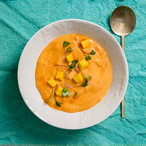 Fresh Mango Gazpacho - Club + Resort Business