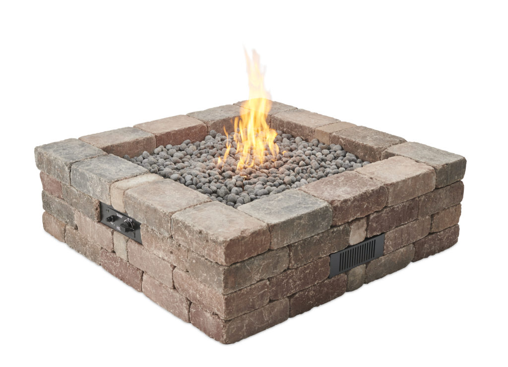 The Outdoor Greatroom Company—Bronson Block Gas Fire Pit Kit Club