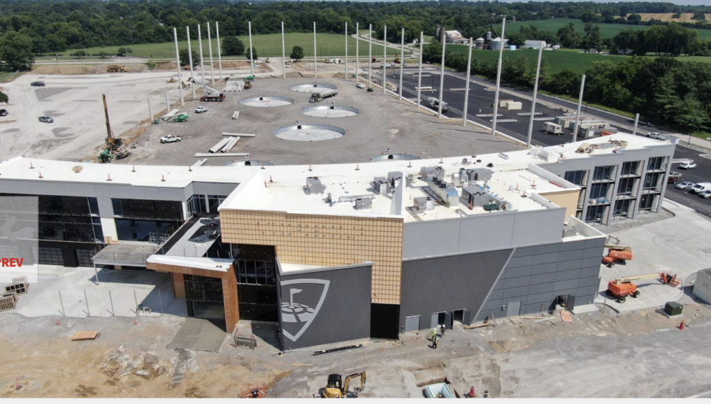 Topgolf Site Under Construction in Louisville, Ky. Club + Resort Business